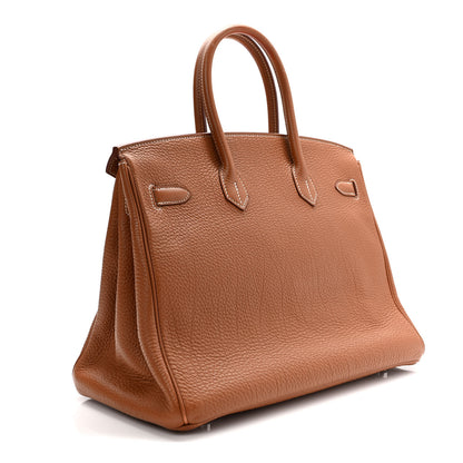 Hermes Togo Birkin 35 Gold 3 of 10