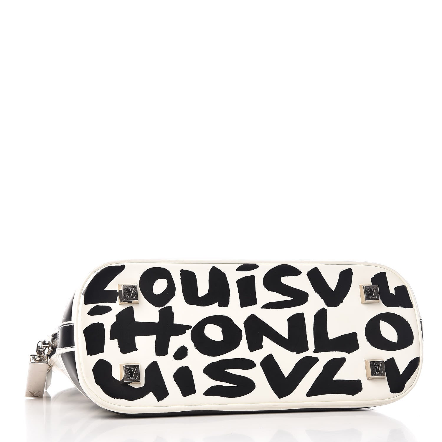 Louis Vuitton Graffiti Alma MM Black 4 of 12