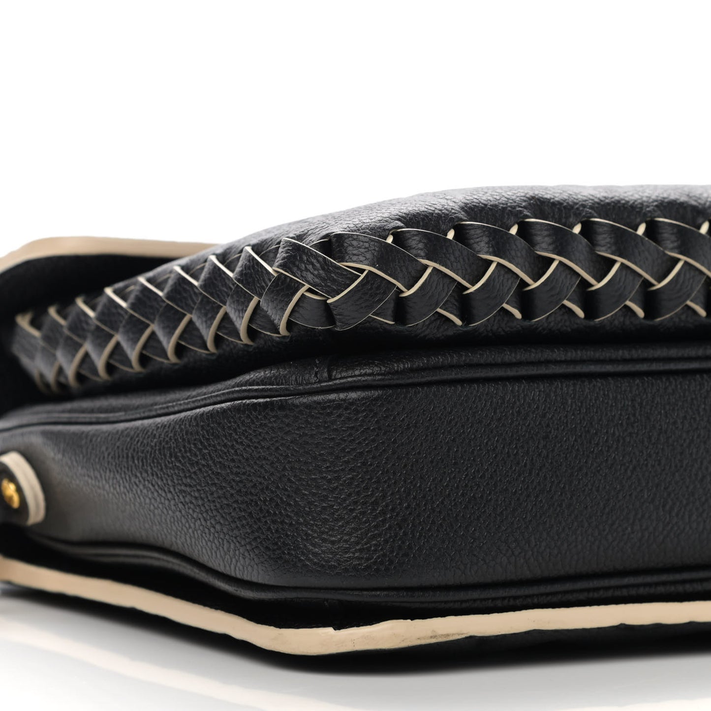 Empreinte Braided Pochette Metis Black