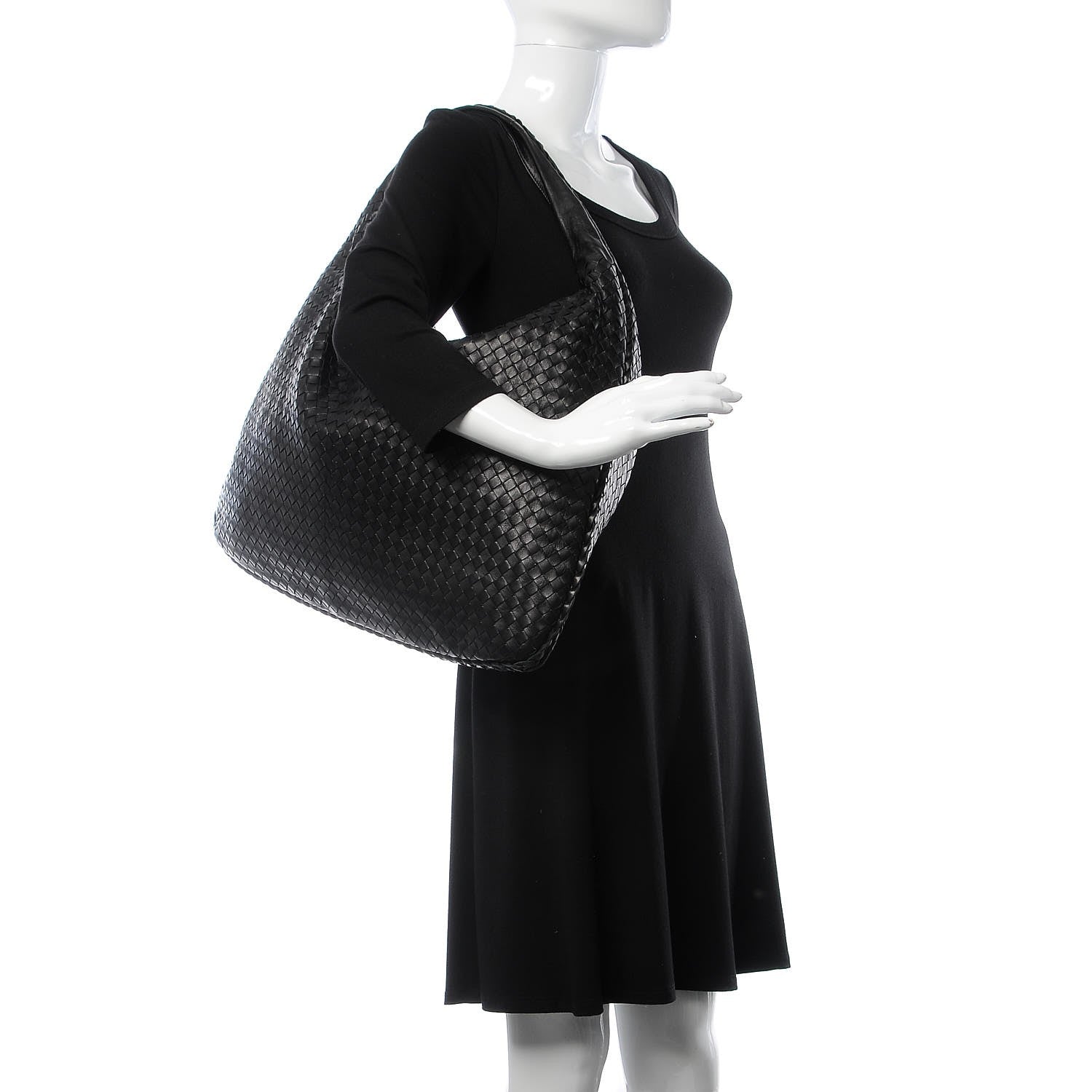 Bottega Veneta Nappa Intrecciato Maxi Veneta Hobo Nero Black 2 of 8