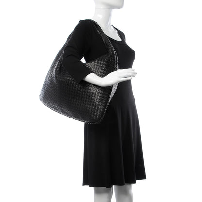 Bottega Veneta Nappa Intrecciato Maxi Veneta Hobo Nero Black 2 of 8