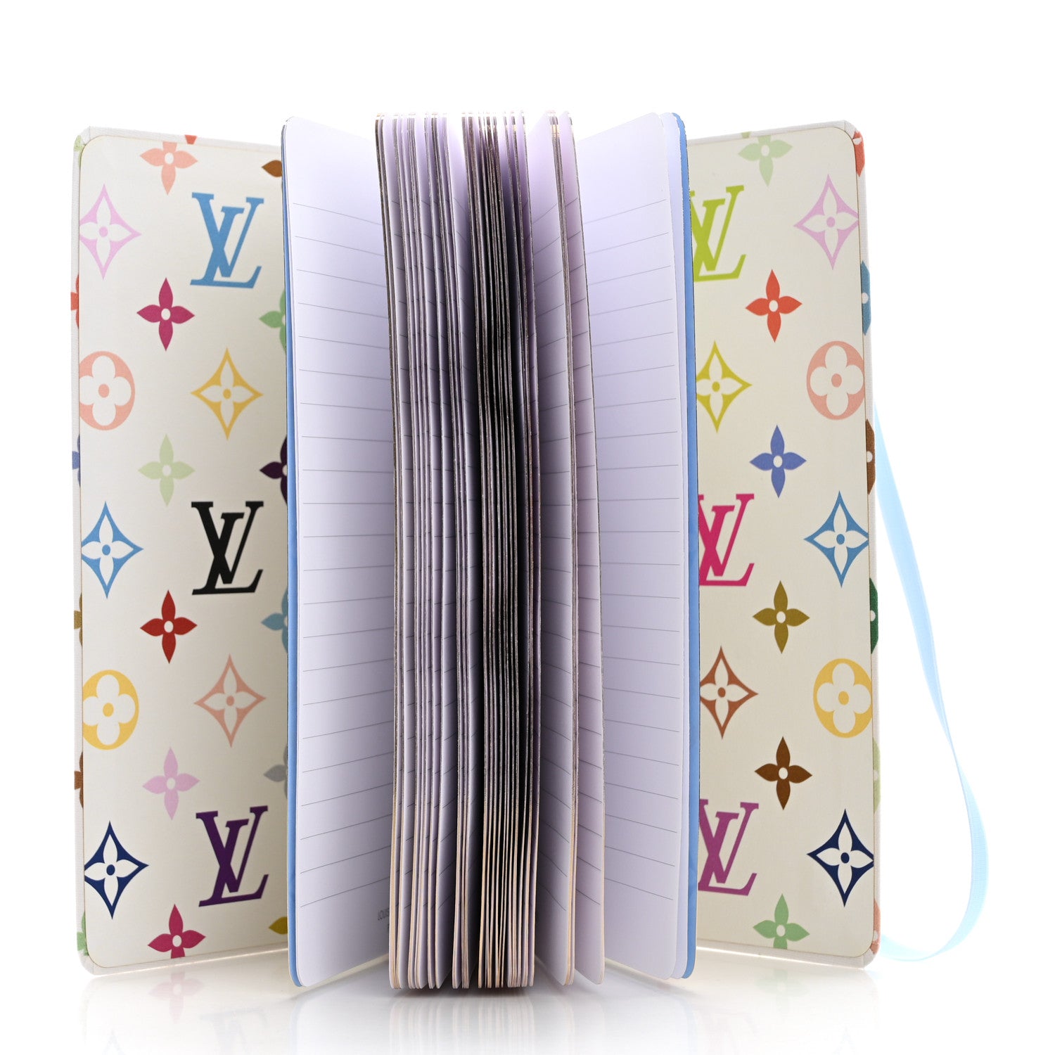 Louis Vuitton LV x TM Monogram Multicolor Jane Notebook MM White 5 of 9
