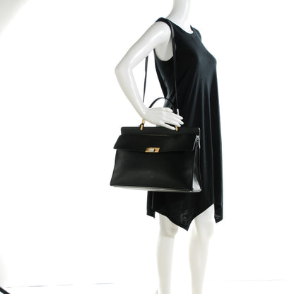 Balenciaga Calfskin Le Dix Zip Cartable Black 2 of 7