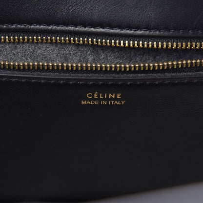 Celine Felt Calfskin Large Tie Knot Tote Grey Black 6 of 10