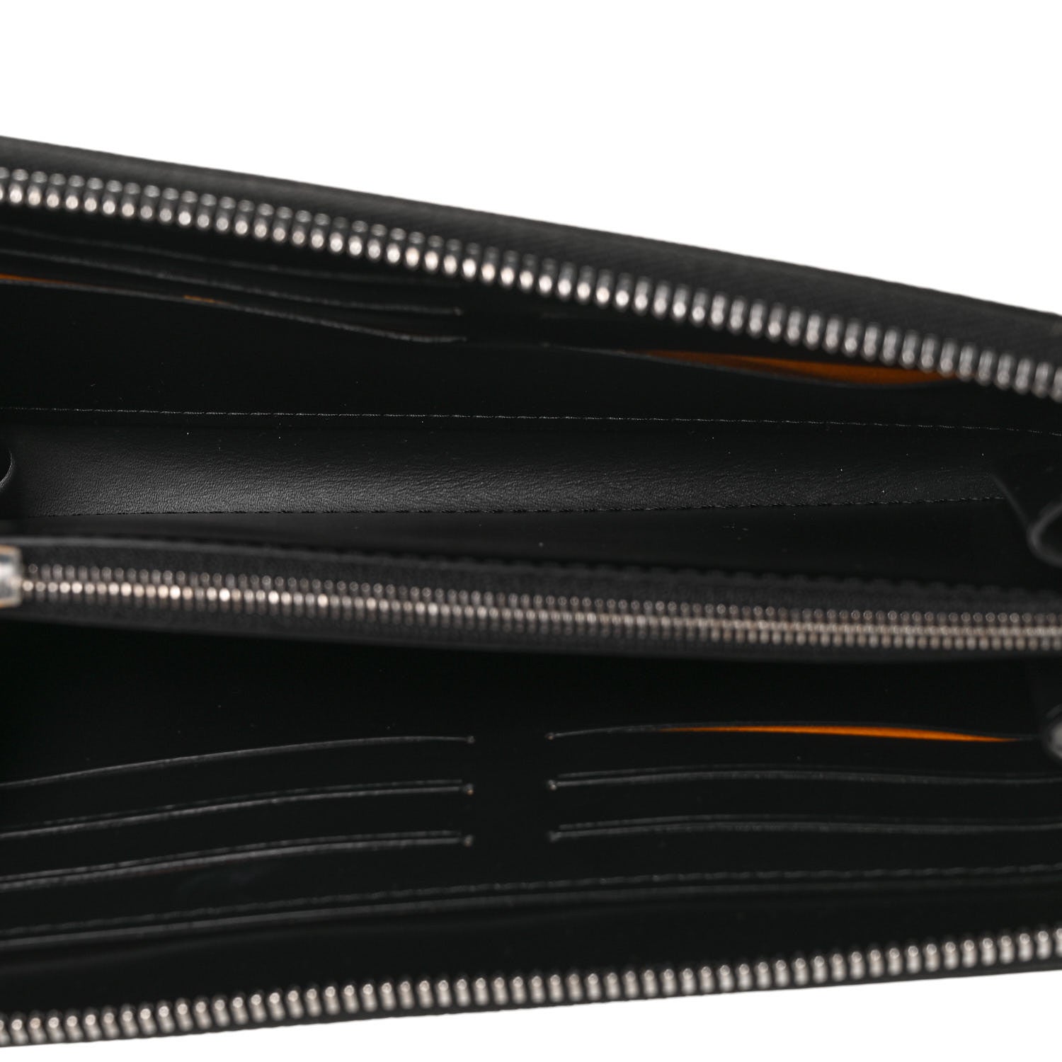 Goyard Goyardine Matignon Zip Around GM Wallet Black 5 of 9