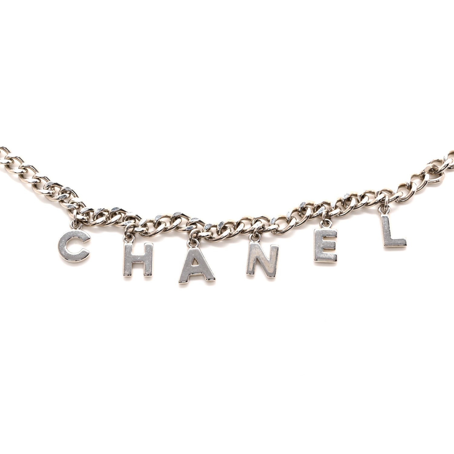 Chanel Metal CC Chain Logo Belt Silver 4 of 5
