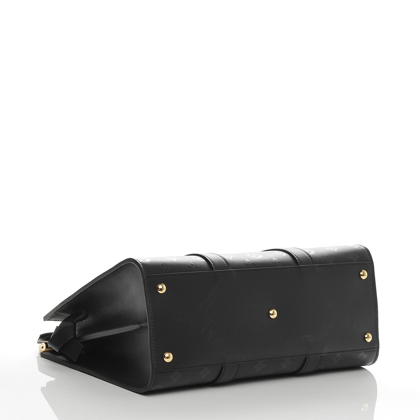 Monogram Cuir Plume Very Tote GM Black
