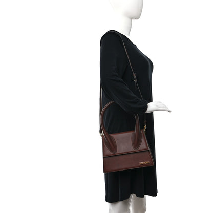 Jacquemus Smooth Calfskin Le Grand Chiquito Dark Brown 2 of 8
