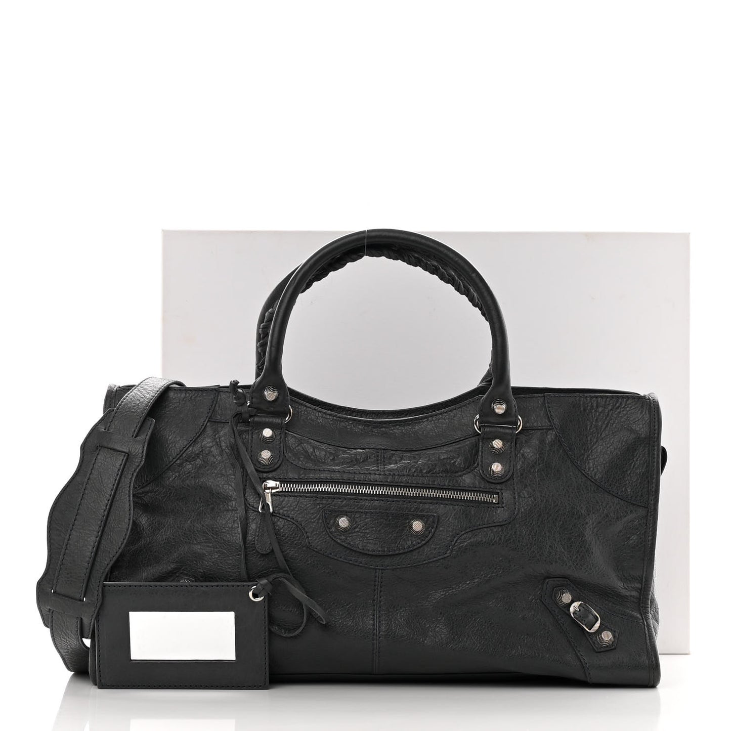 Agneau Giant 12 Silver Hardware Part Time Anthracite