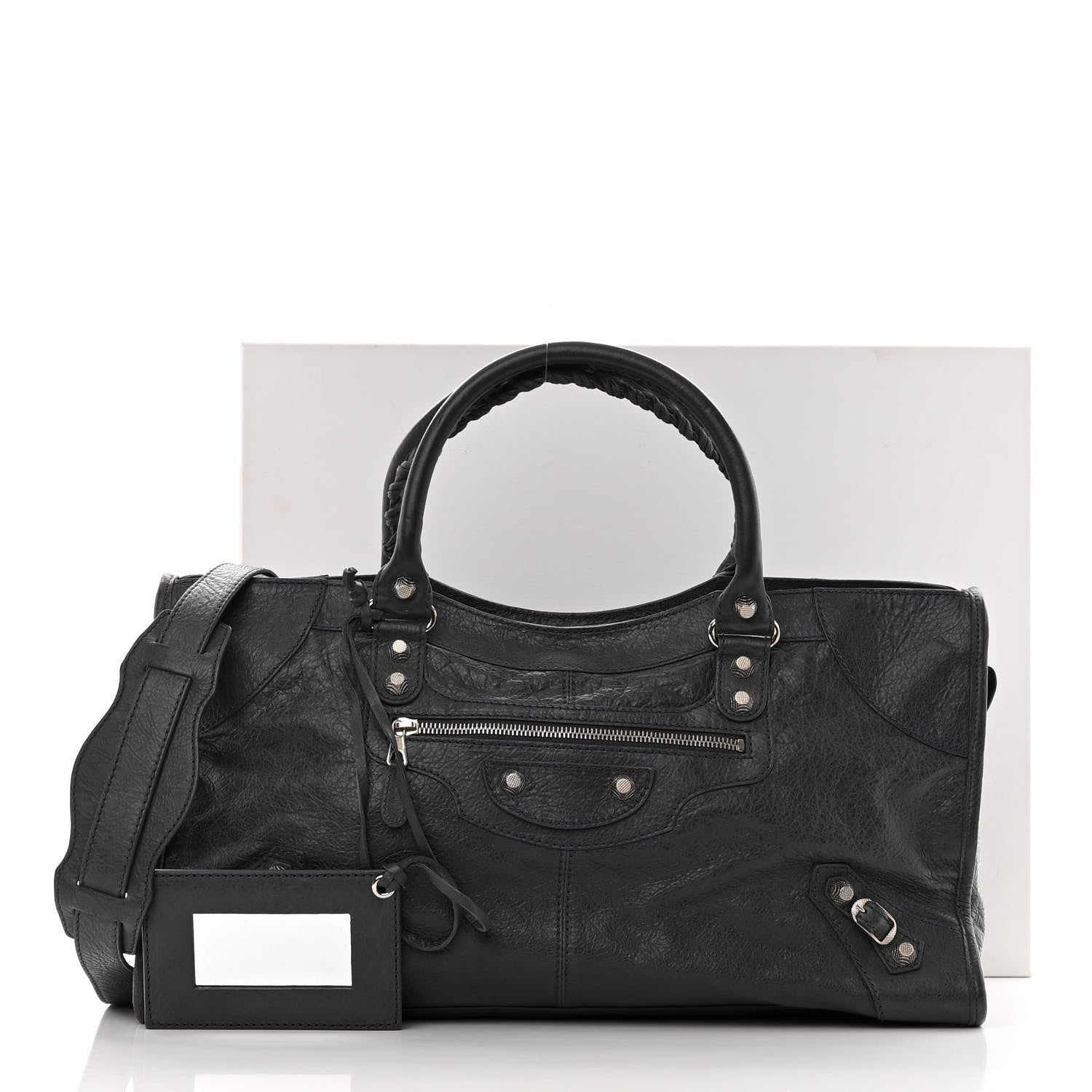 Balenciaga Agneau Giant 12 Silver Hardware Part Time Anthracite 13 of 13