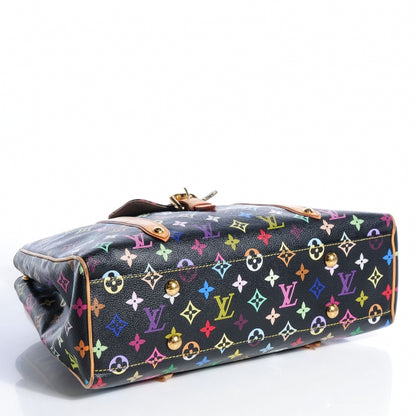 Louis Vuitton Monogram Multicolor Aurelia MM Black 4 of 7