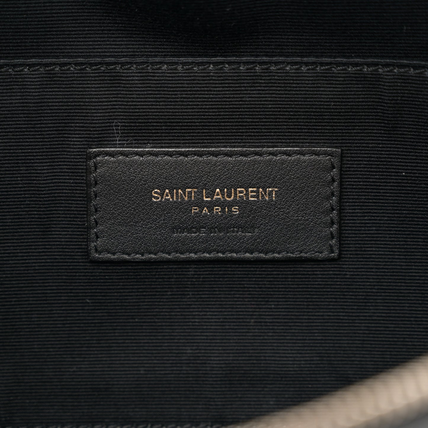 Grain De Poudre Monogram Belt Bag Black