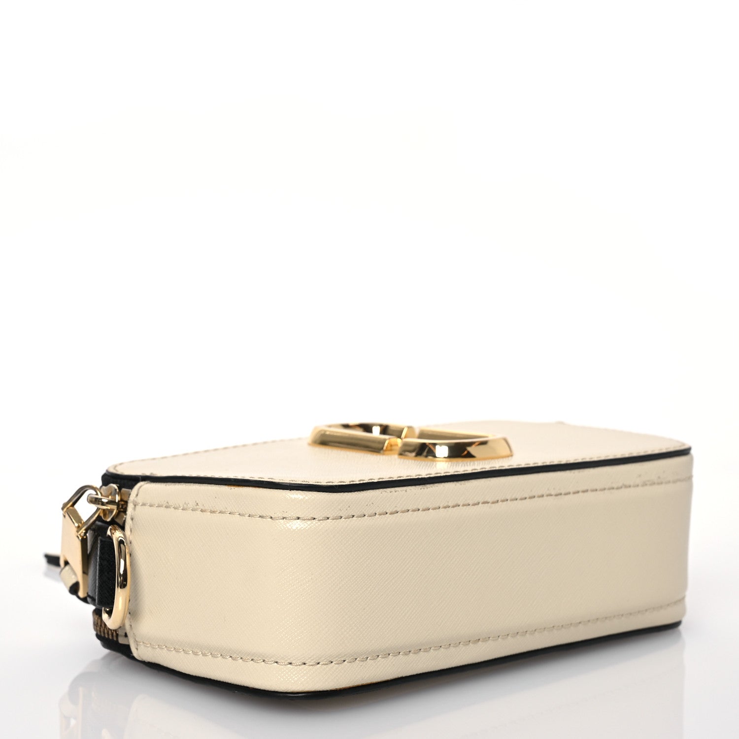 Marc Jacobs Saffiano Small Snapshot Camera Bag Cloud White Multicolor 4 of 18