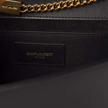 Saint Laurent Smooth Calfskin Medium Classic Monogram Kate Tassel Satchel Black 7 of 10