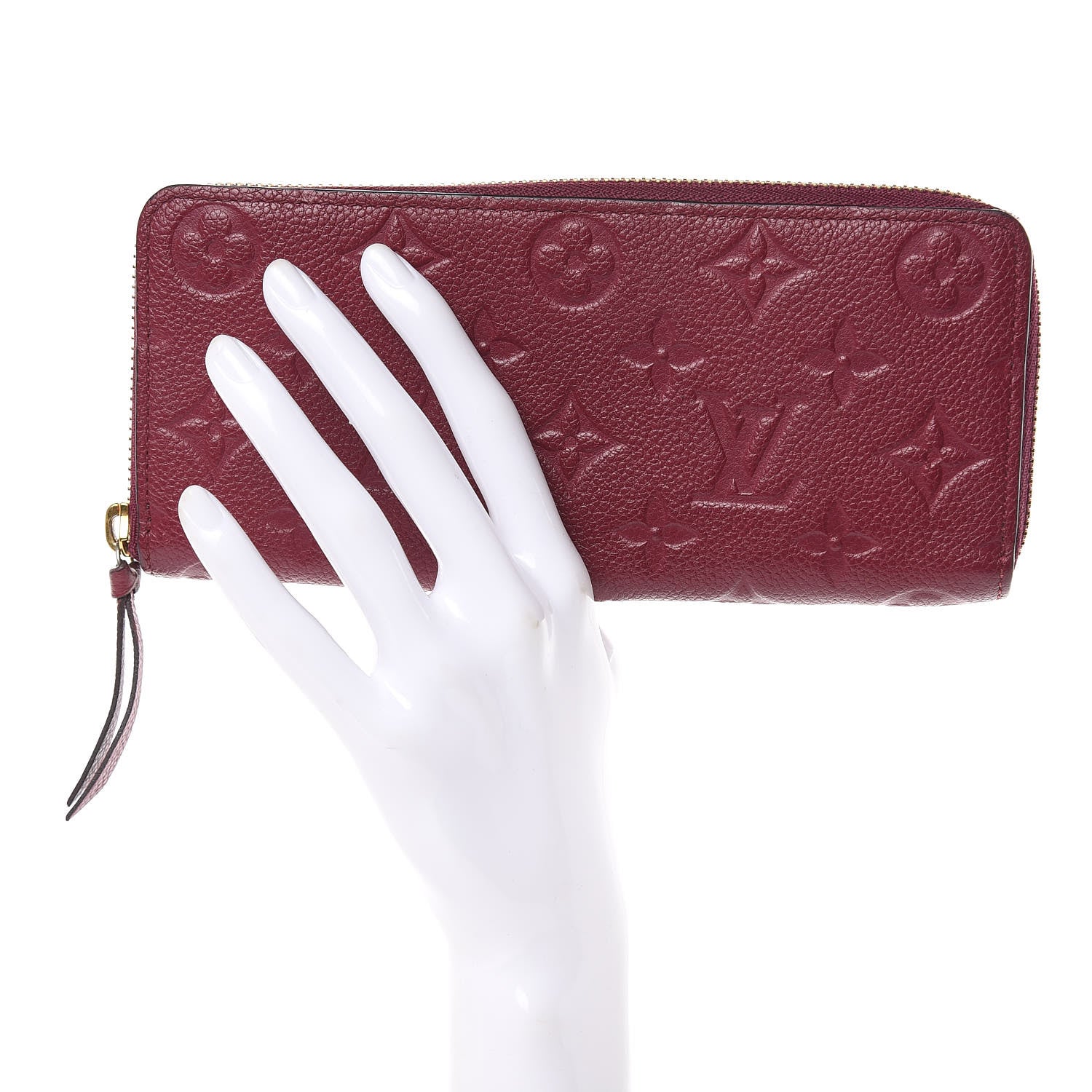 Louis Vuitton Empreinte Clemence Wallet Raisin 2 of 10