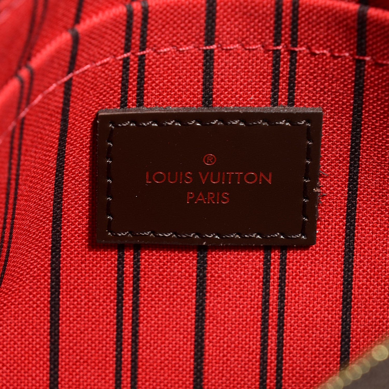 Louis Vuitton Damier Ebene Neverfull MM GM Pochette 8 of 8