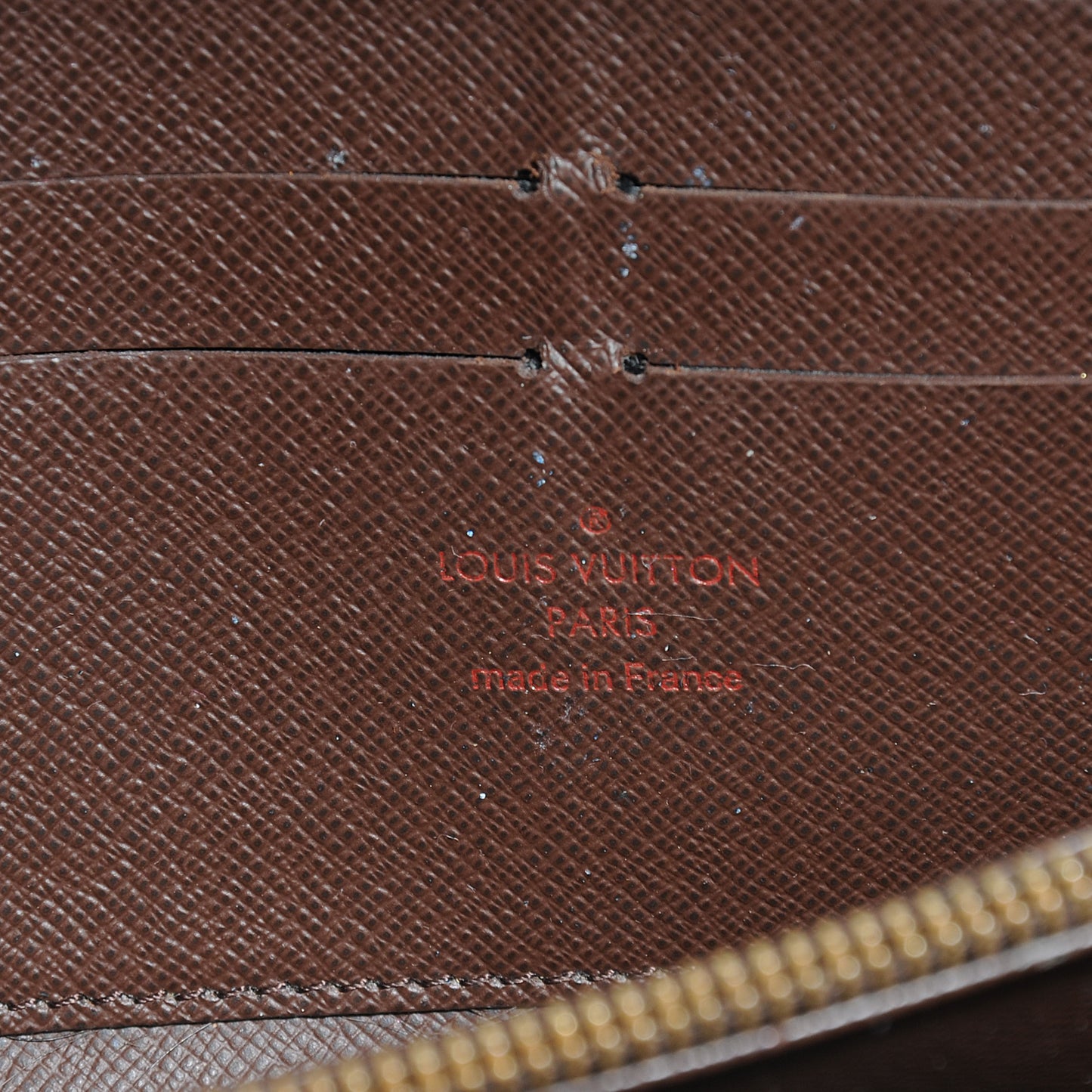 Damier Ebene Zippy Wallet