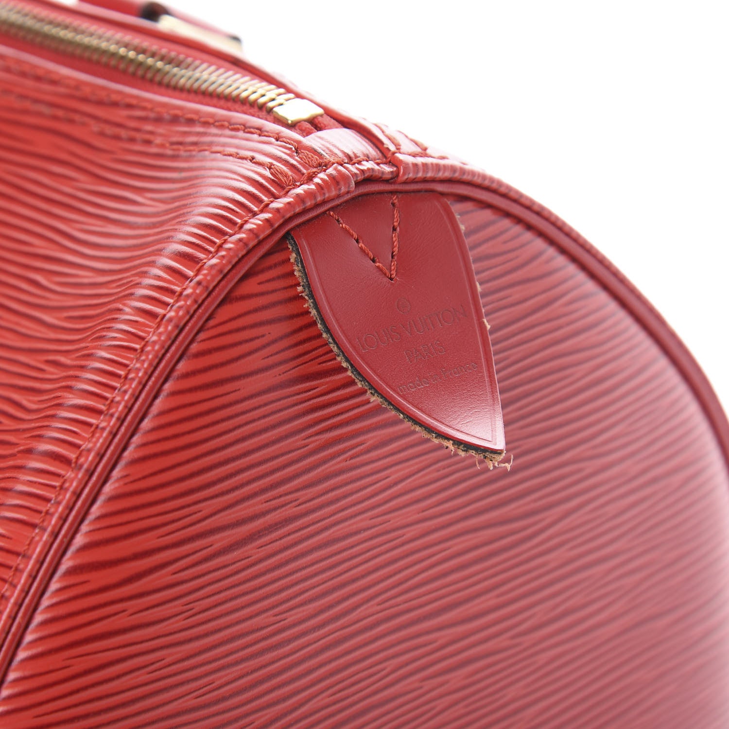 Louis Vuitton Epi Speedy 30 Castillan Red 18 of 19