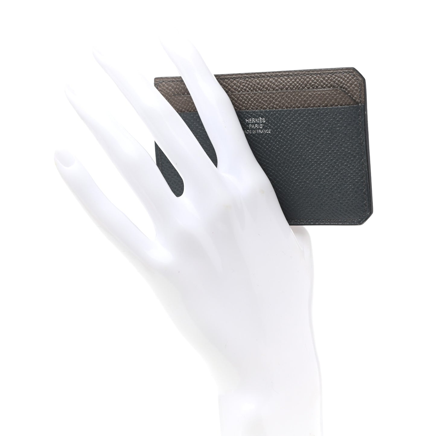 Epsom City 4CC Card Holder Bleu Orage Etain