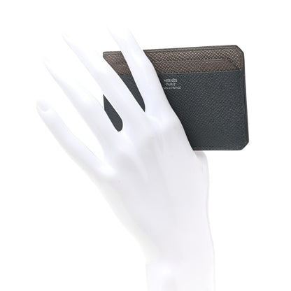 Hermes Epsom City 4CC Card Holder Bleu Orage Etain 2 of 6