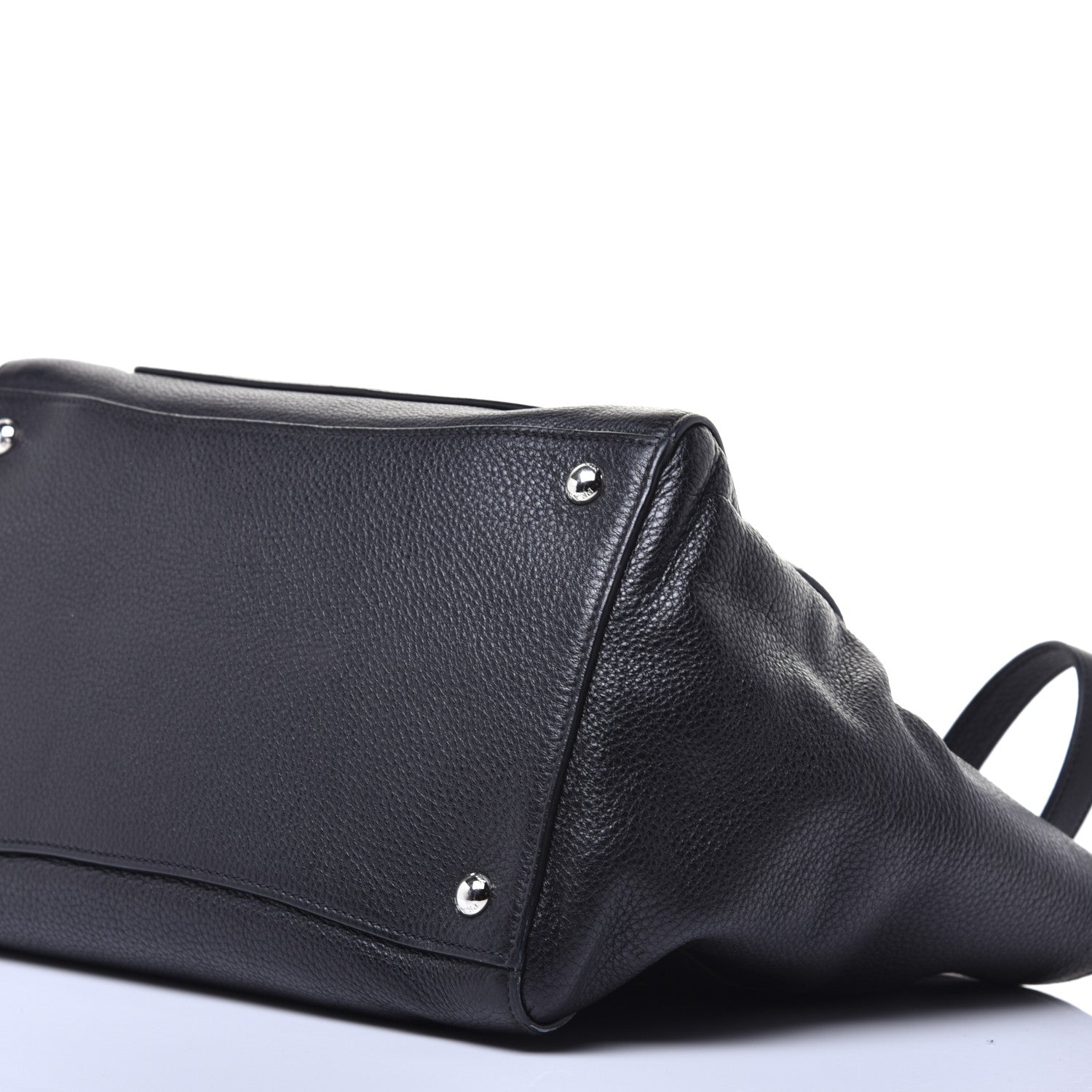 Prada Vitello Phenix Shopping Tote Black 8 of 10