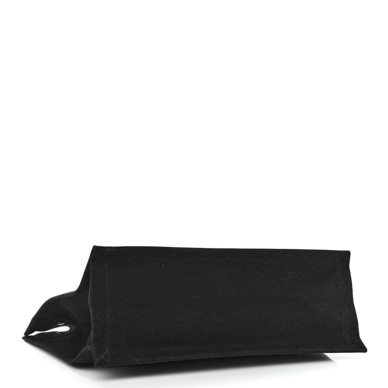 Saint Laurent Linen Calfskin Rive Gauche Tote Black 4 of 10