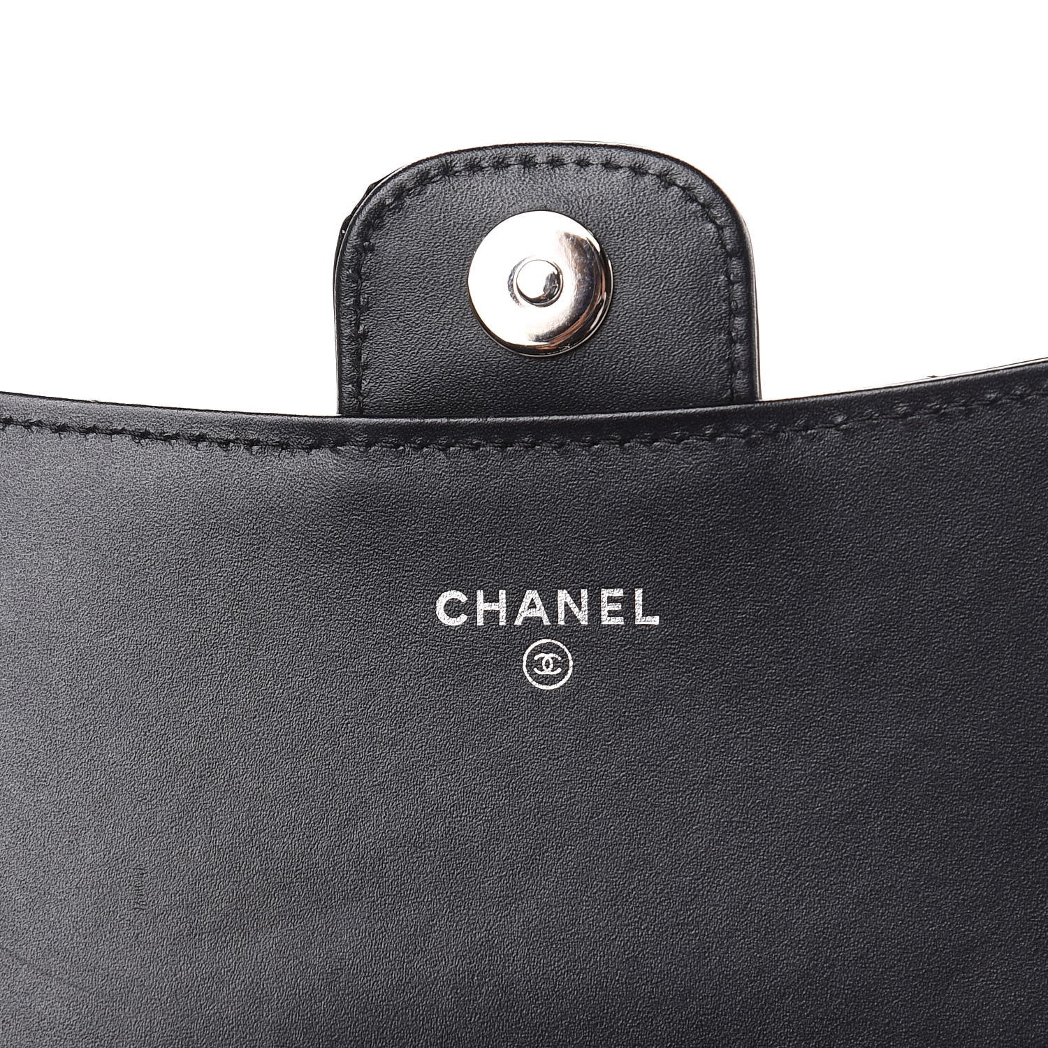 Chanel Patent Quilted Wallet On Removable Chain Black 13 of 13