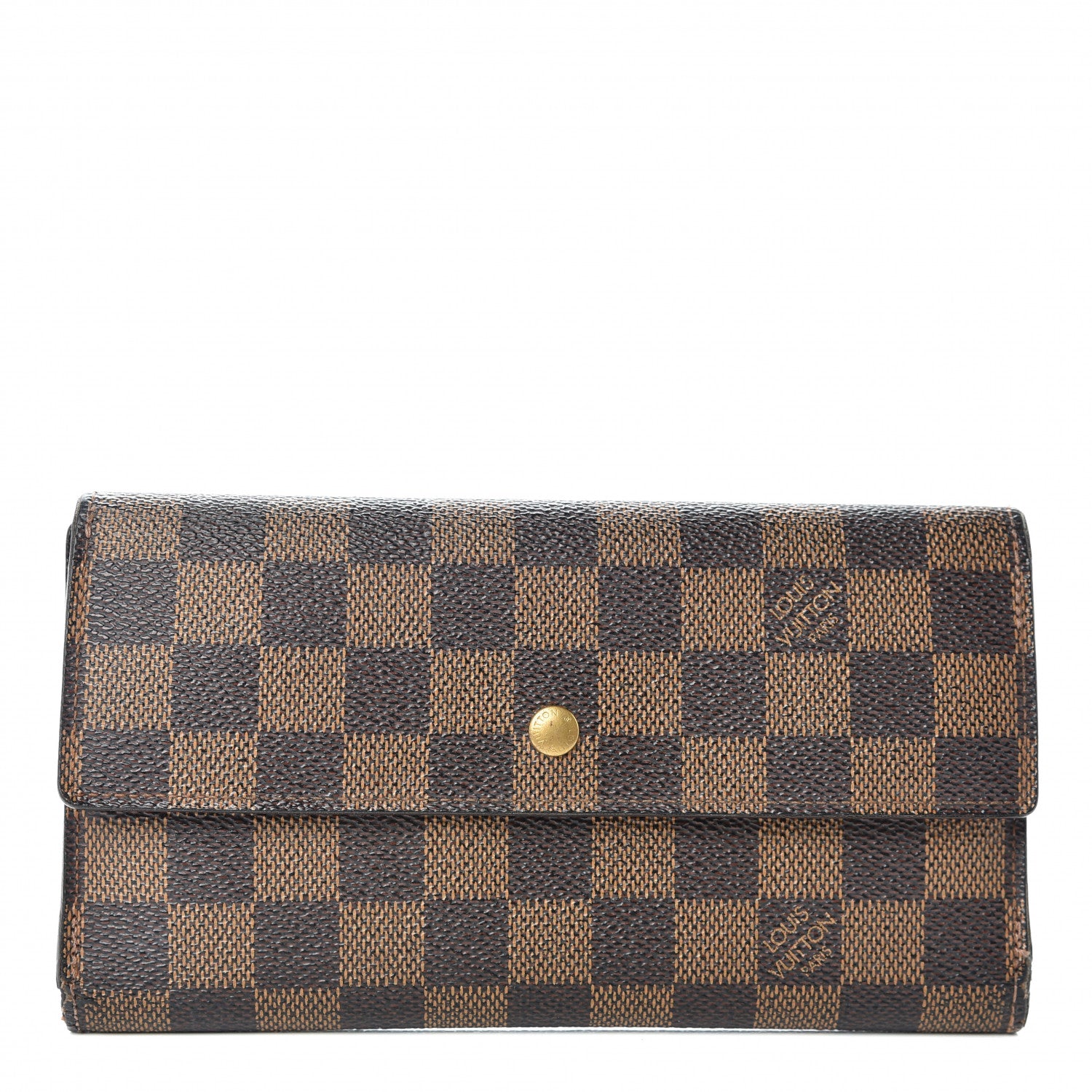 Louis Vuitton Damier Ebene Porte Tresor International Wallet 1 of 7