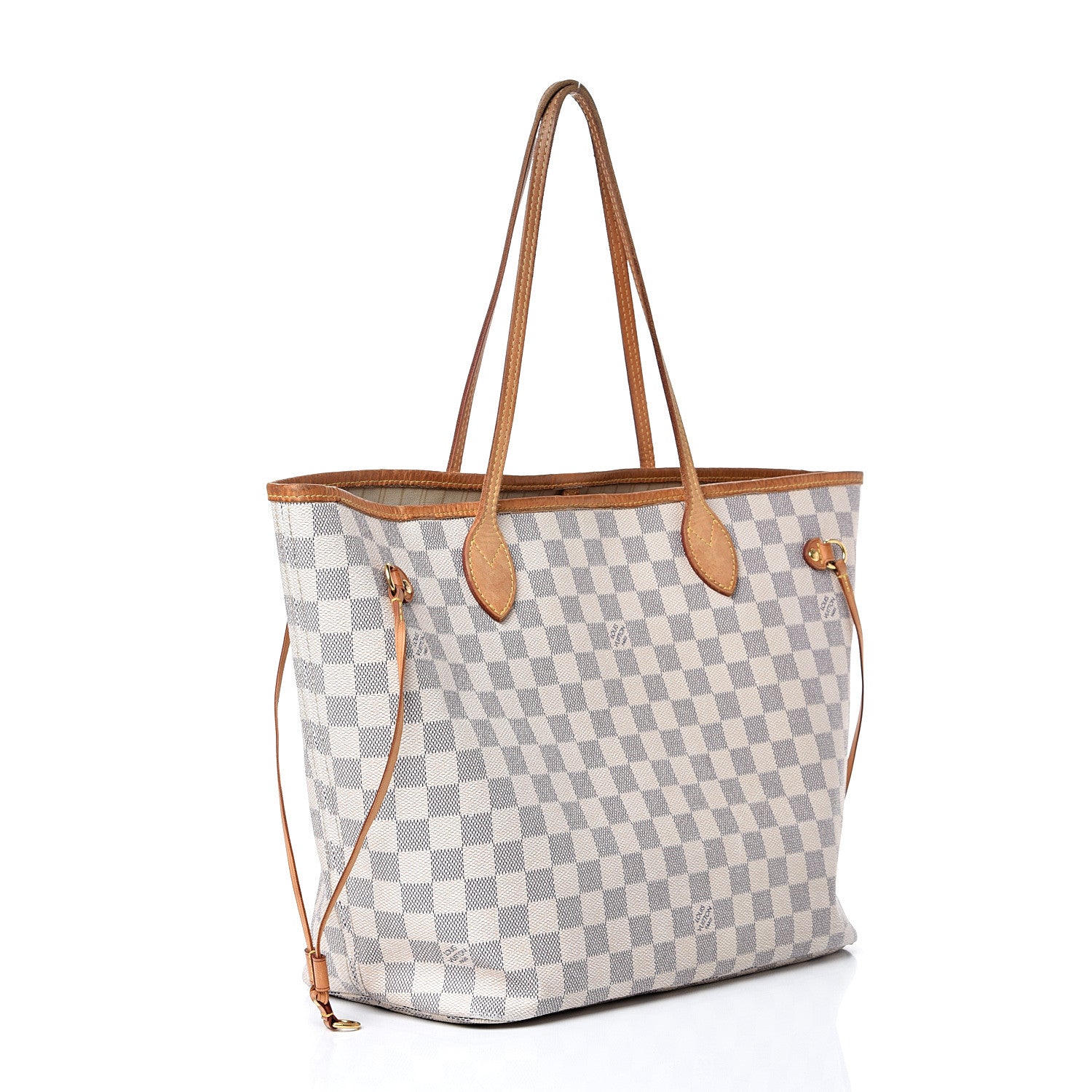 Louis Vuitton Damier Azur Neverfull MM 2 of 24