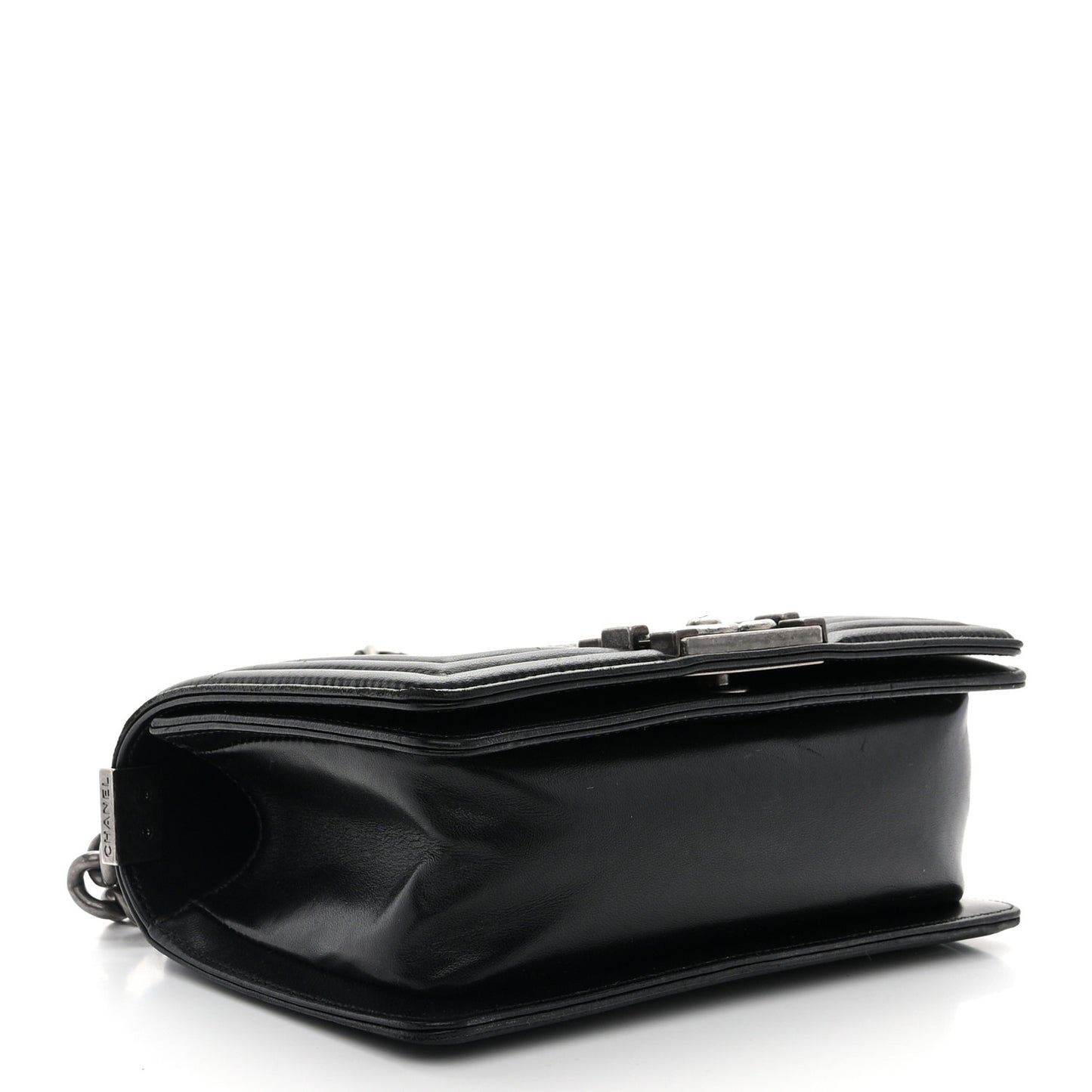 Galuchat Stingray Small Boy Flap Black