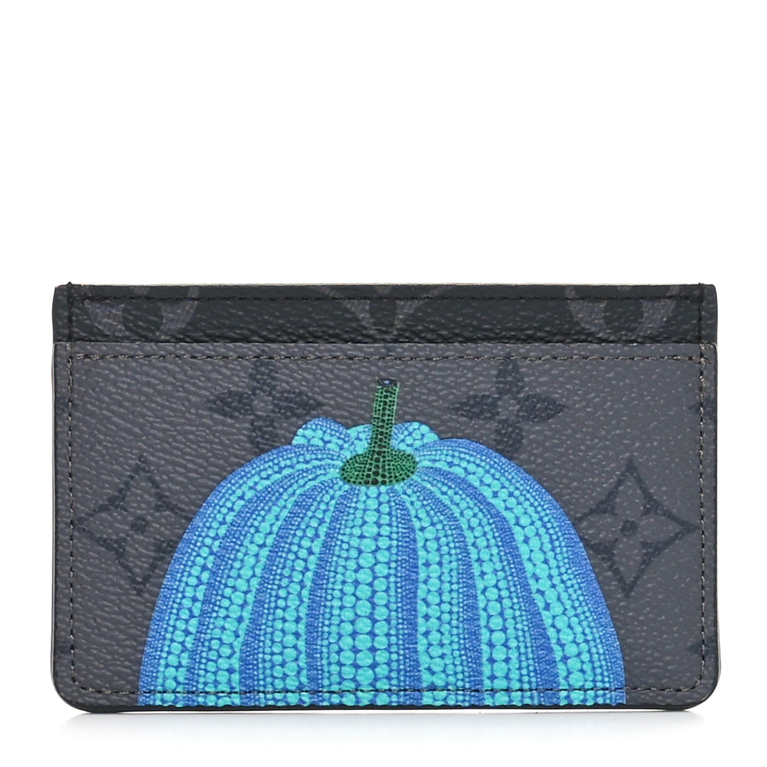 Louis Vuitton LV X YK Monogram Eclipse Reverse Pumpkin Card Holder 1 of 8