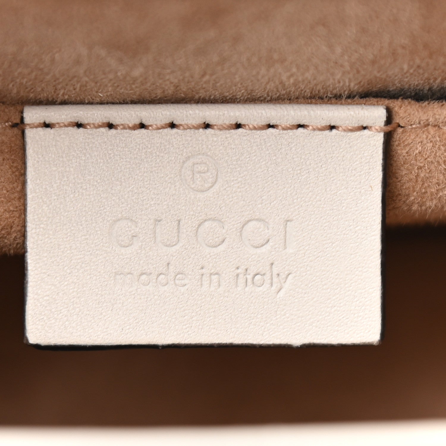 Gucci Calfskin Mini Sylvie Chain Shoulder Bag White 6 of 9