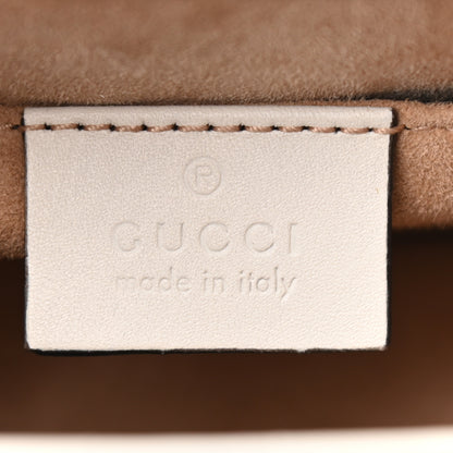 Gucci Calfskin Mini Sylvie Chain Shoulder Bag White 6 of 9