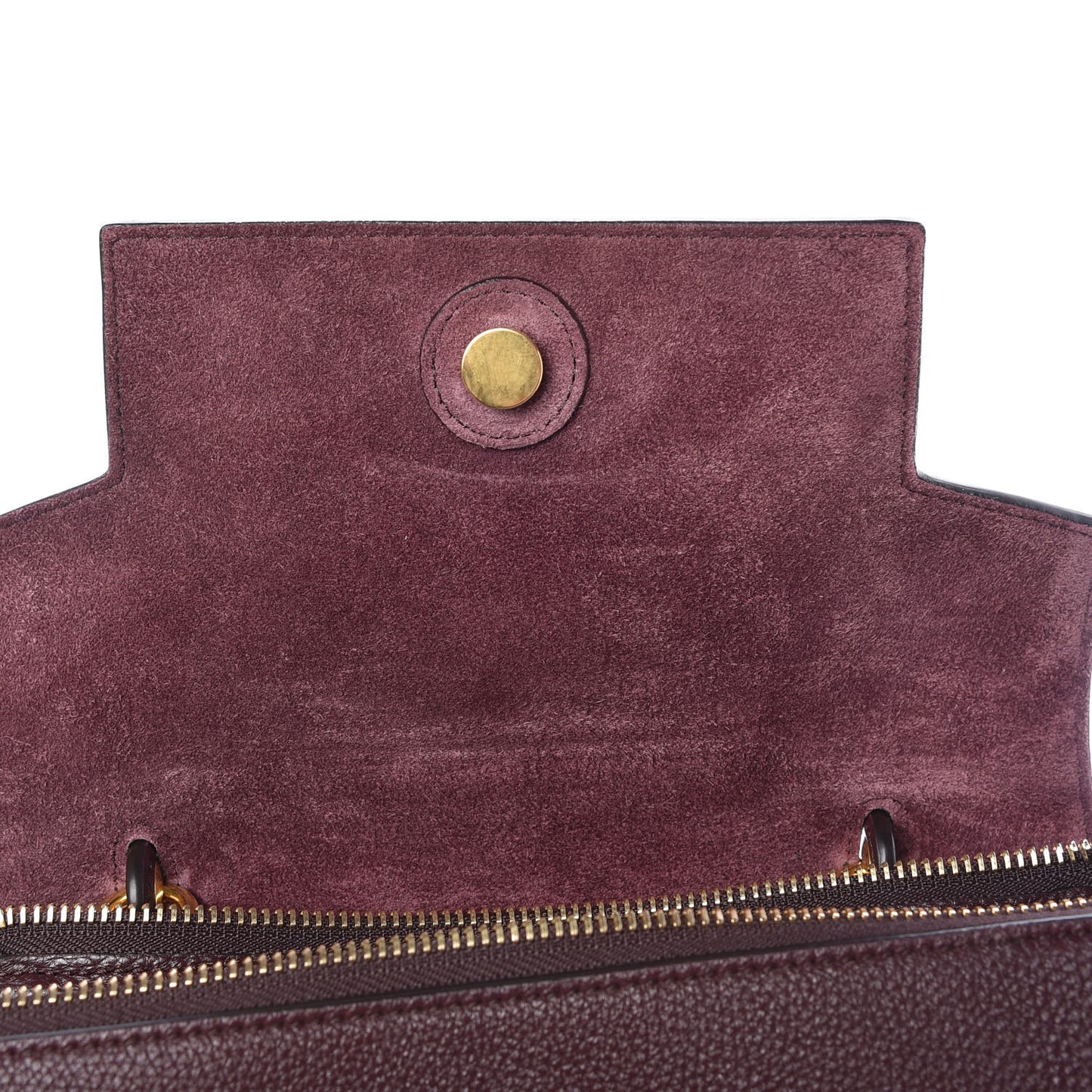 Baby Grained Calfskin Micro Belt Bag Burgundy