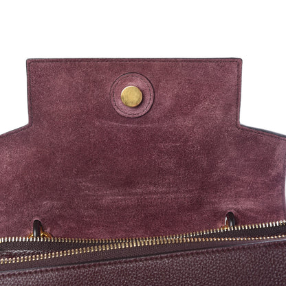 Celine Baby Grained Calfskin Micro Belt Bag Burgundy 11 of 11