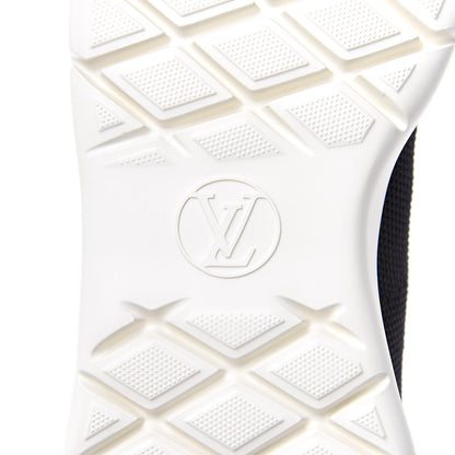 Louis Vuitton Stretch Fabric LV Black Heart Sock Sneaker 42 Black 6 of 9