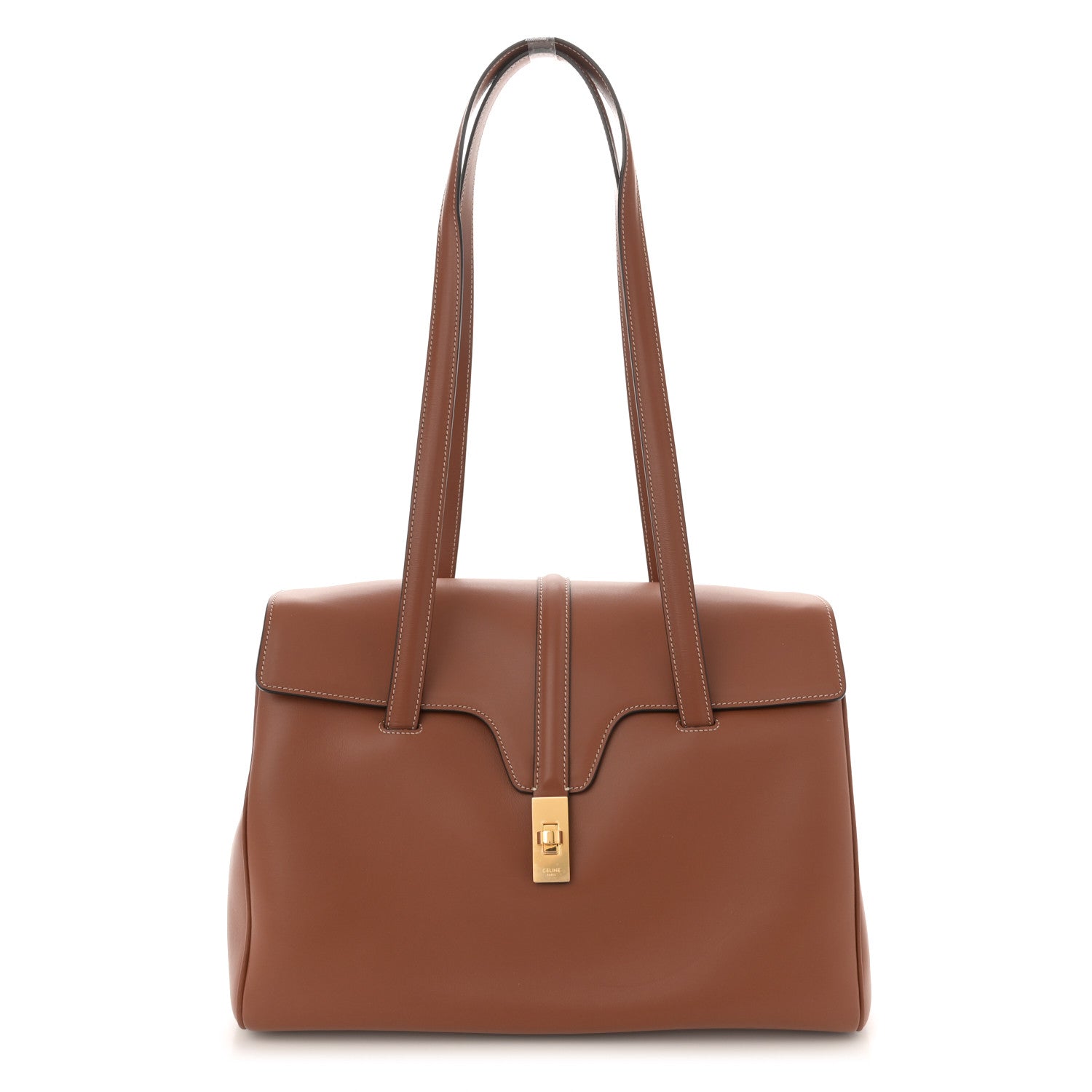Celine Calfskin Medium Soft 16 Bag Tan 1 of 10