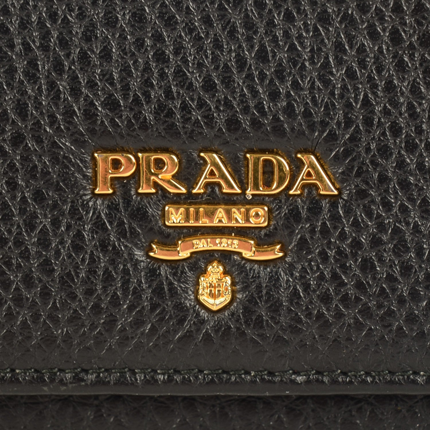 Prada Vitello Daino Continental Wallet Nero Black 7 of 7