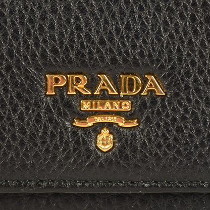 Prada Vitello Daino Continental Wallet Nero Black 7 of 7
