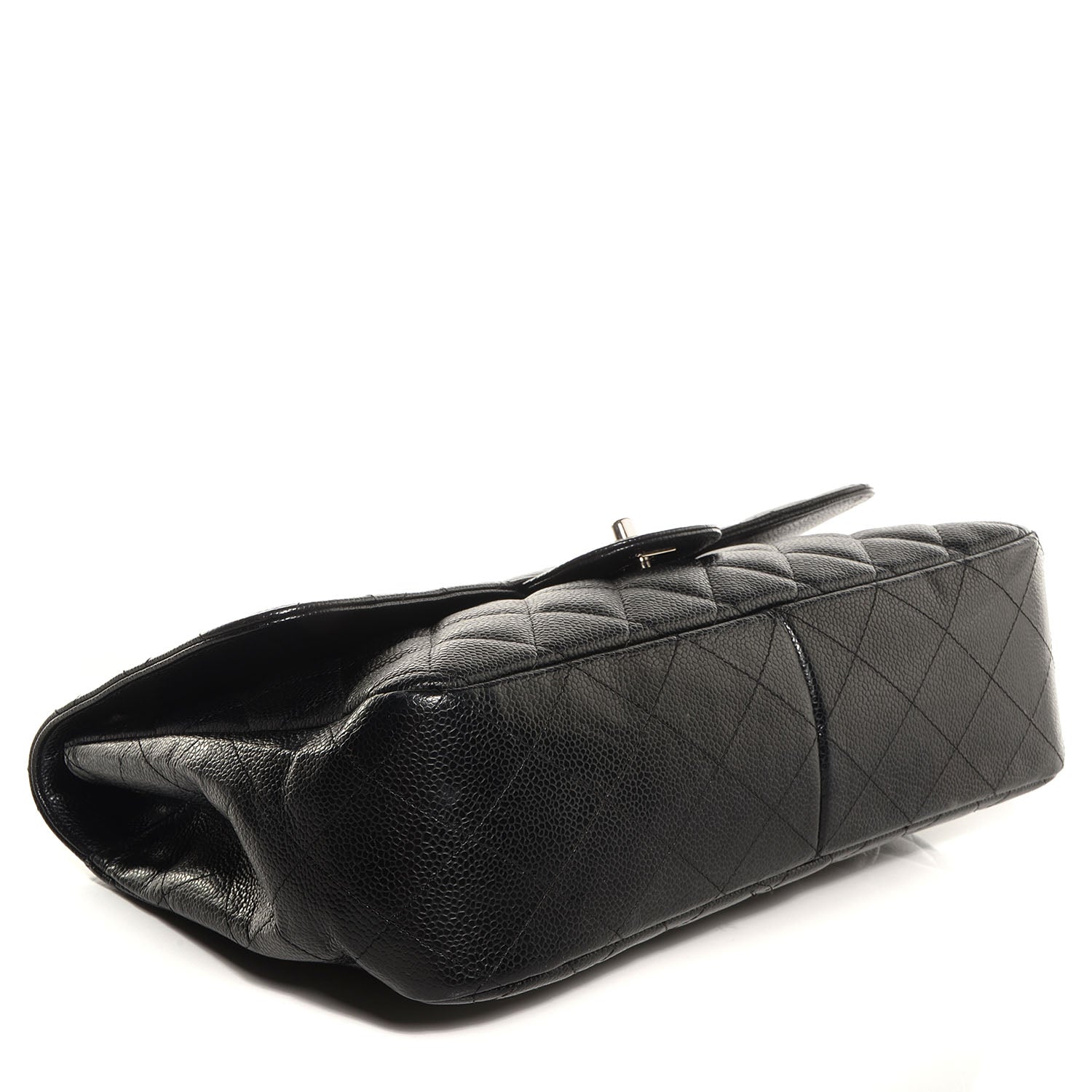 Chanel Caviar Jumbo Single Flap Black 4 of 9