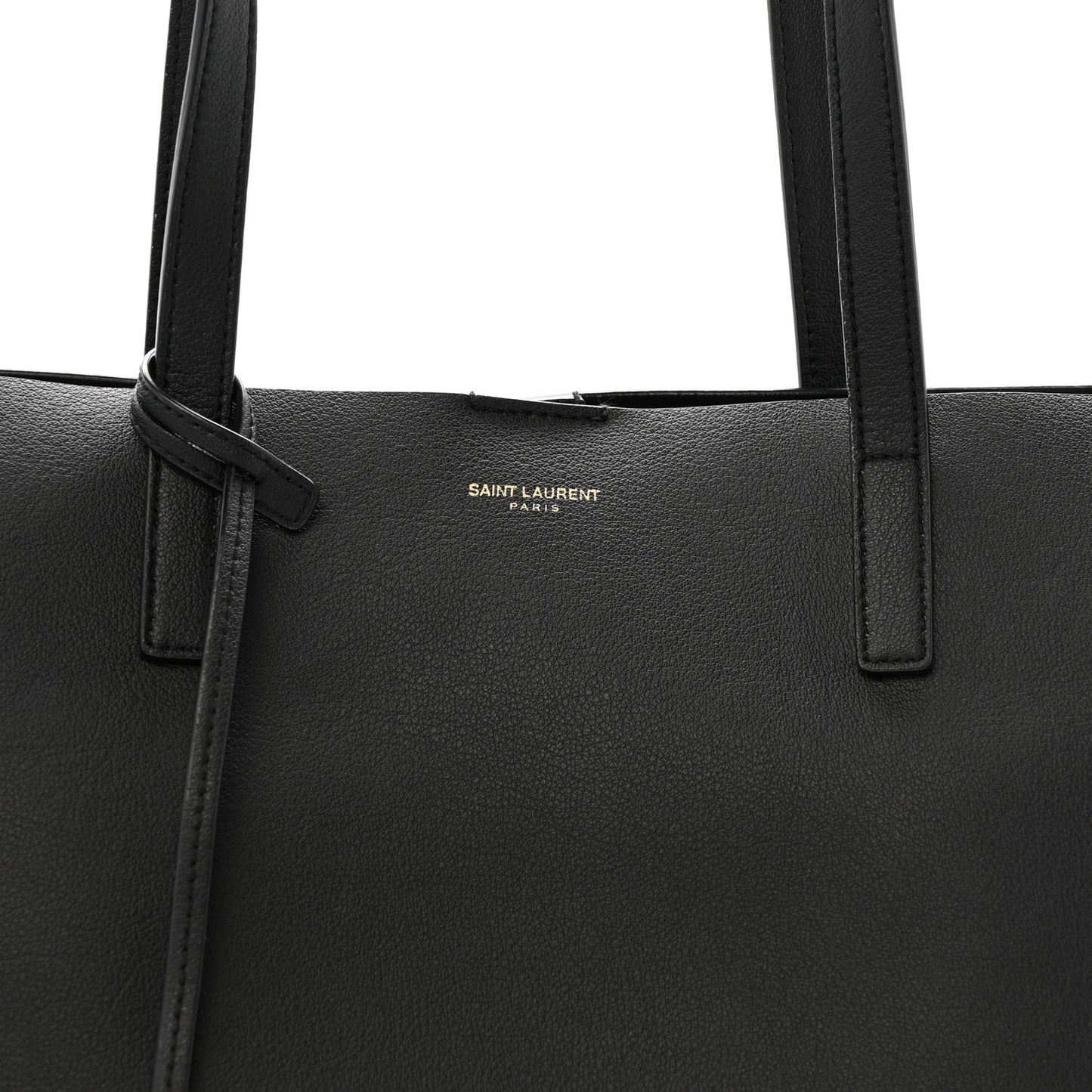 Calfskin Large Shopping Tote Black