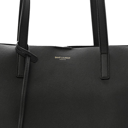 Saint Laurent Calfskin Large Shopping Tote Black 9 of 13