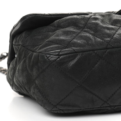 Chanel Iridescent Calfskin Large Chic Quilt Flap Black 8 of 9