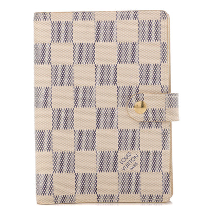 Louis Vuitton Damier Azur Small Ring Agenda Cover 1 of 9