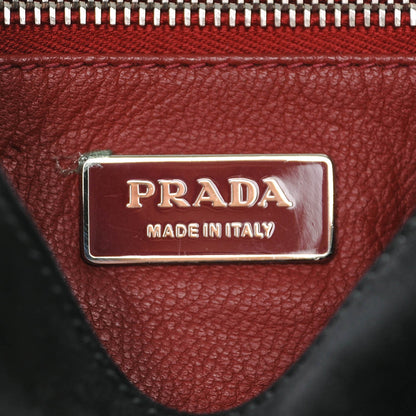 Prada Suede Tassel Crossbody Black 6 of 6