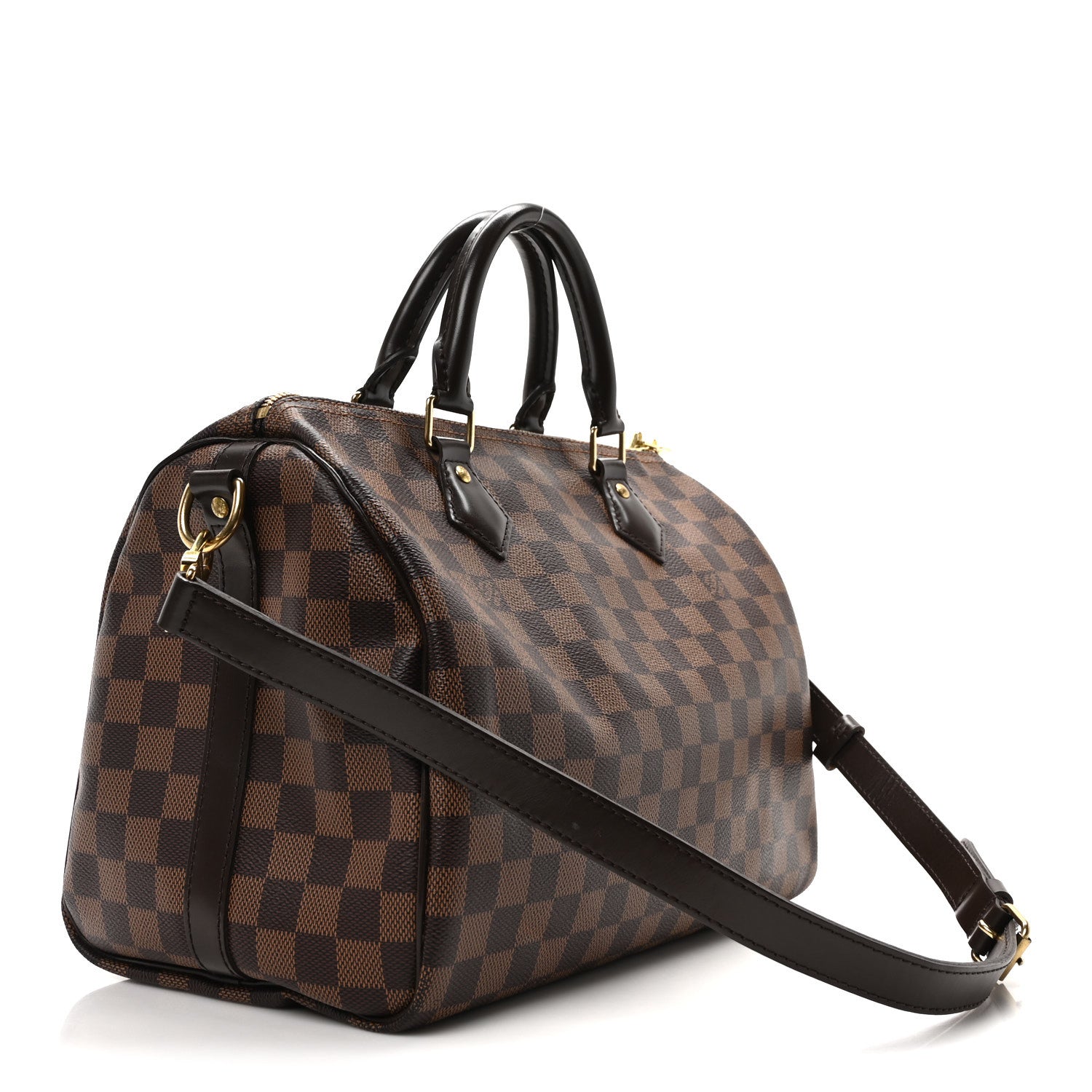 Louis Vuitton Damier Ebene Speedy Bandouliere 30 3 of 9