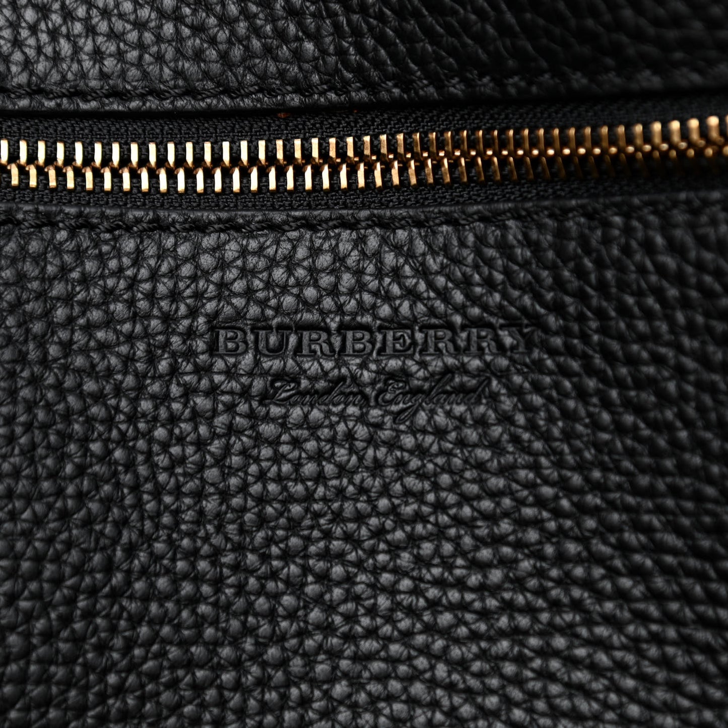 Grainy Calfskin Remington Tote Black