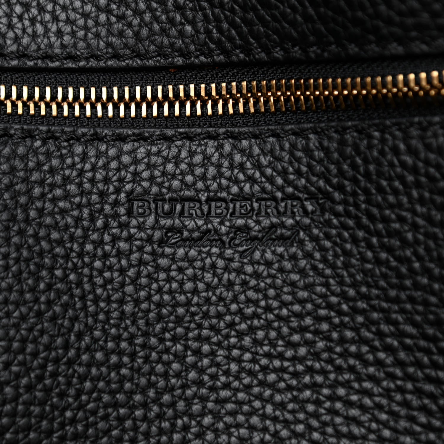 Burberry Grainy Calfskin Remington Tote Black 6 of 9