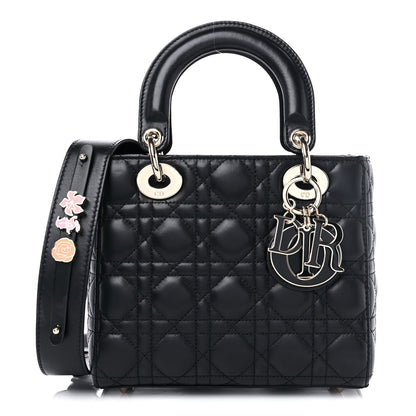 Christian Dior Lambskin Cannage Small My ABCDior Lady Dior Black 1 of 12