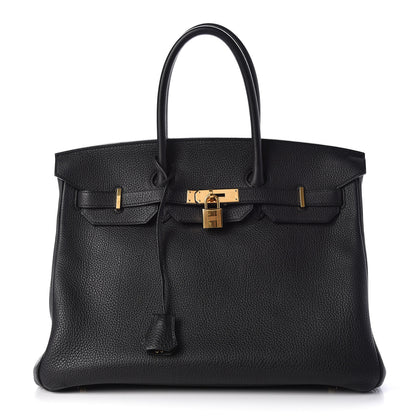 Hermes Togo Birkin 35 Black 1 of 22